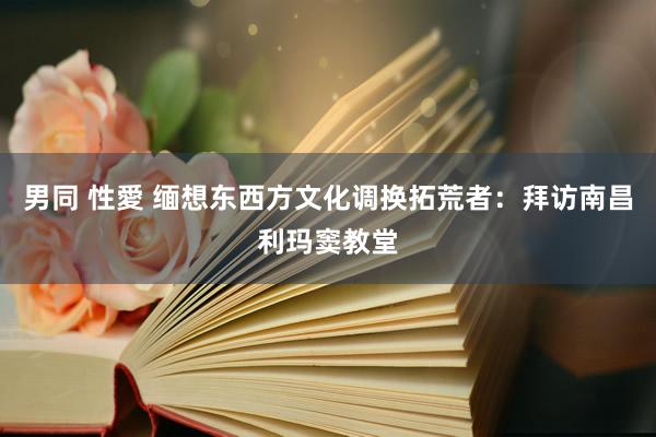 男同 性愛 缅想东西方文化调换拓荒者：拜访南昌利玛窦教堂