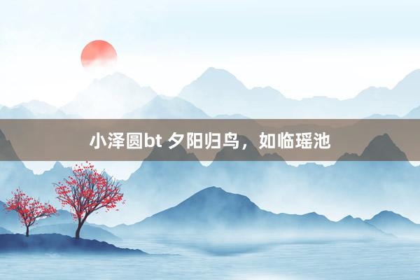 小泽圆bt 夕阳归鸟，如临瑶池