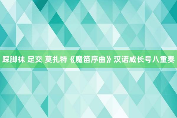 踩脚袜 足交 莫扎特《魔笛序曲》汉诺威长号八重奏