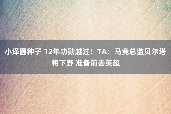 小泽圆种子 12年功勋越过！TA：马竞总监贝尔塔将下野 准备前去英超