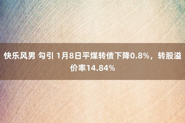 快乐风男 勾引 1月8日平煤转债下降0.8%，转股溢价率14.84%